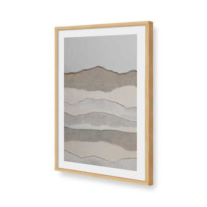 [Color:American Maple], Picture of art in a American Maple frame of the corner