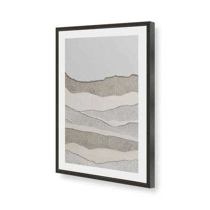 [Color:Satin Black], Picture of art in a Satin Black frame of the corner