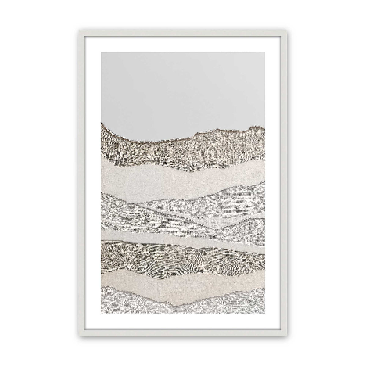 [Color:Opaque White], Picture of art in a Opaque White frame