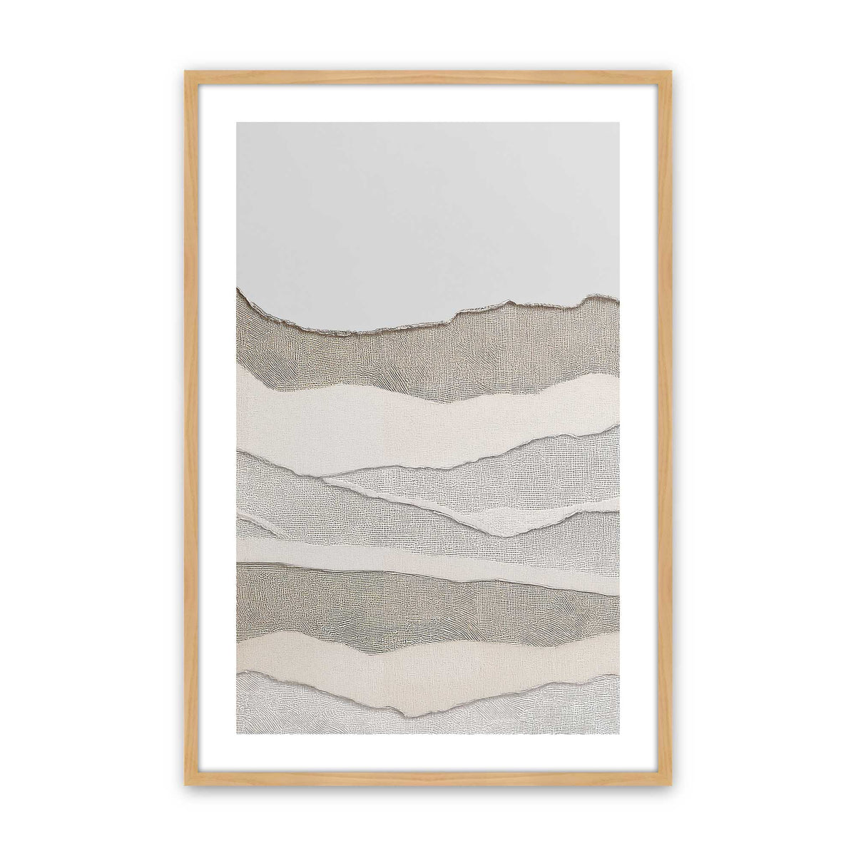 [Color:American Maple], Picture of art in a American Maple frame