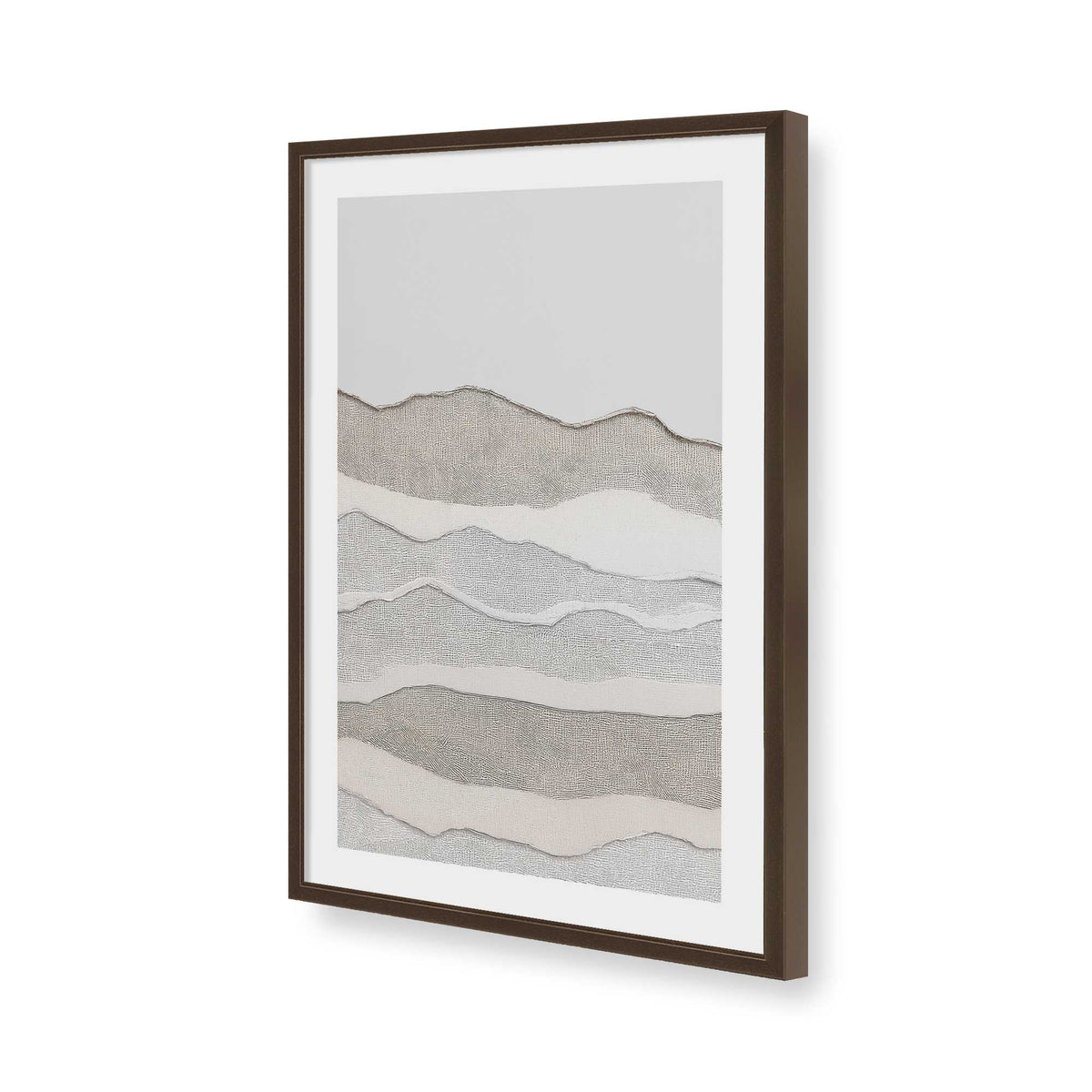 [Color:Belvinder Brown], Picture of art in a Belvinder Brown frame of the corner