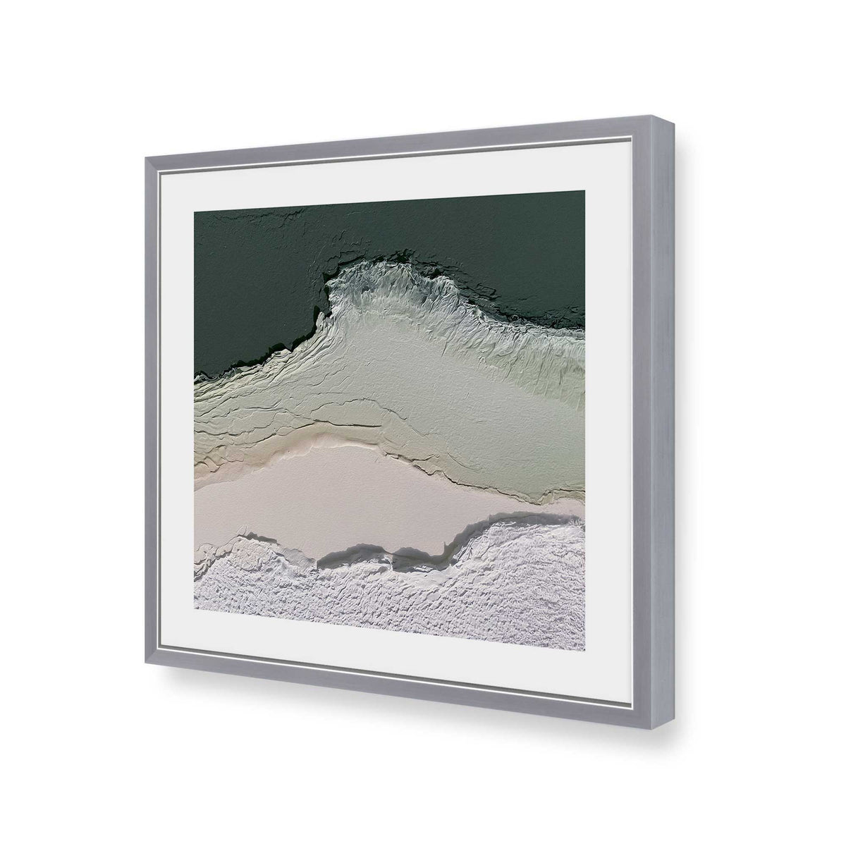 [Color:Polished Chrome], Picture of art in a Polished Chrome frame of the corner