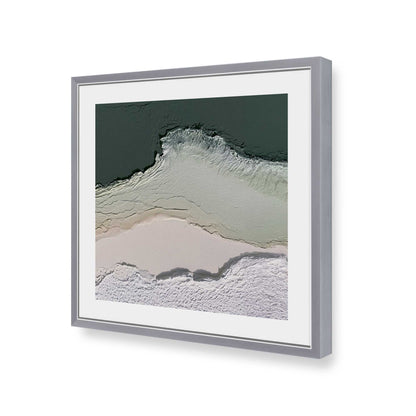 [Color:Polished Chrome], Picture of art in a Polished Chrome frame of the corner