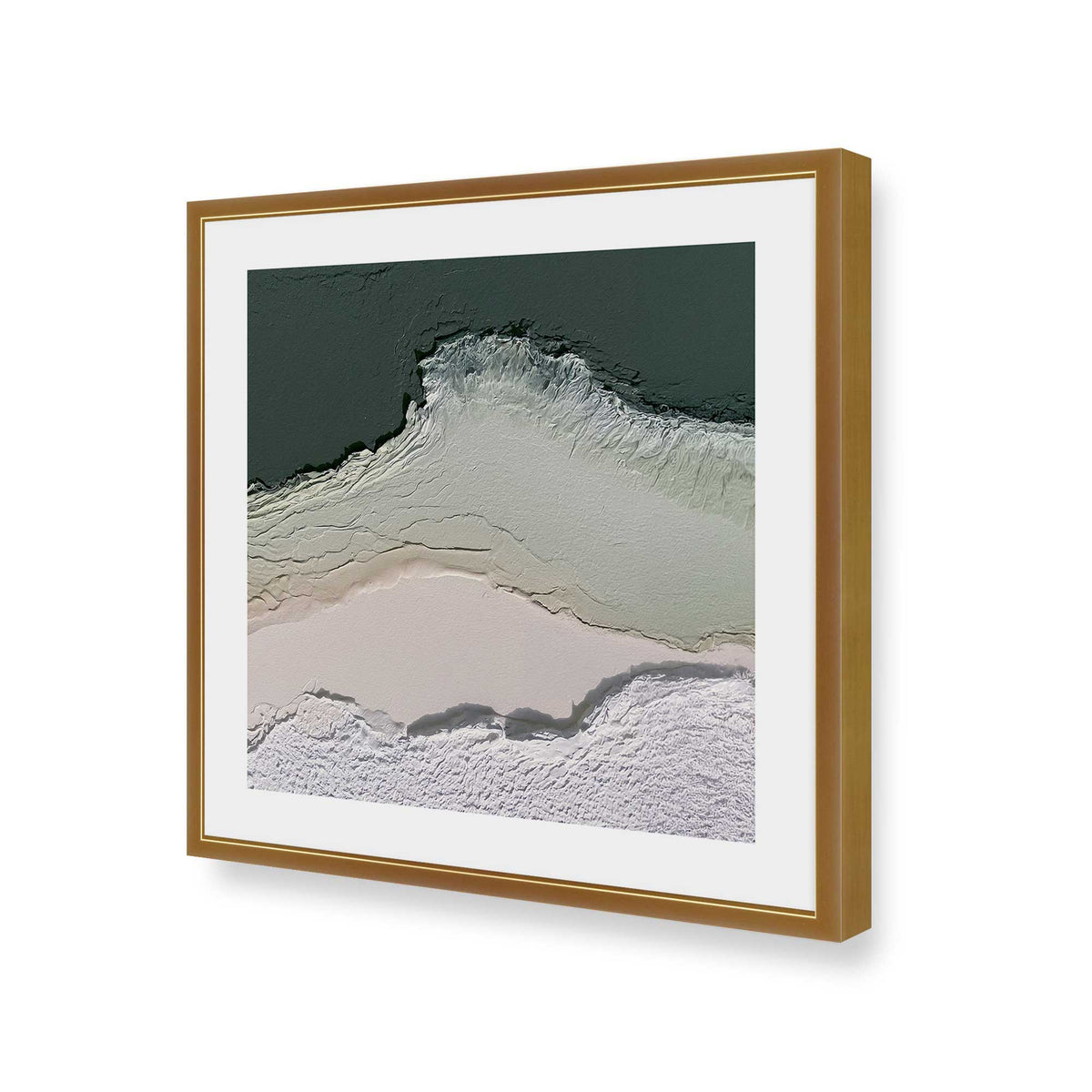 [Color:Polished Gold], Picture of art in a Polished Gold frame of the corner