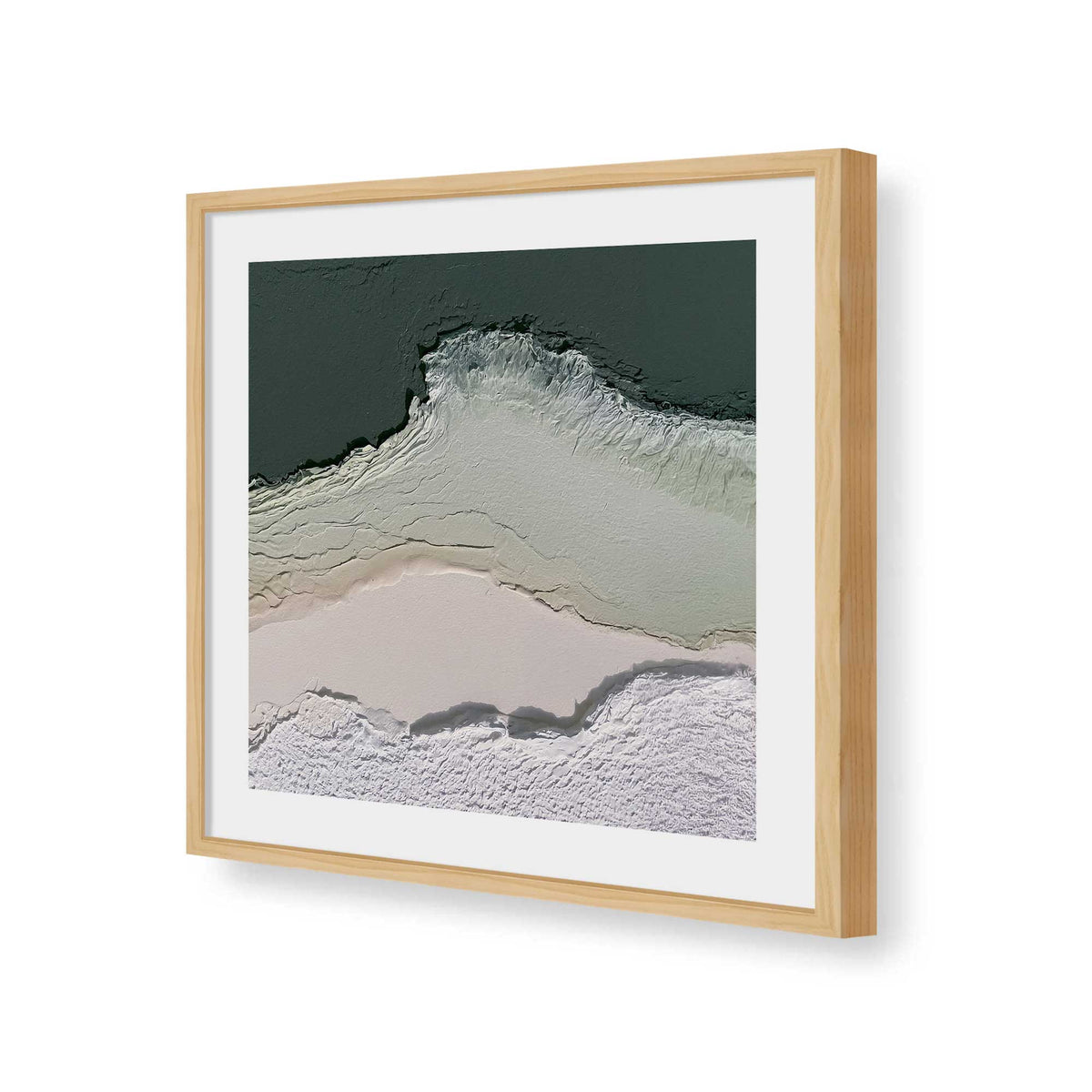 [Color:American Maple], Picture of art in a American Maple frame of the corner
