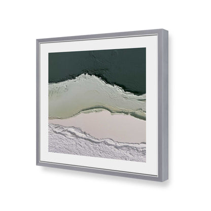 [Color:Polished Chrome], Picture of art in a Polished Chrome frame of the corner