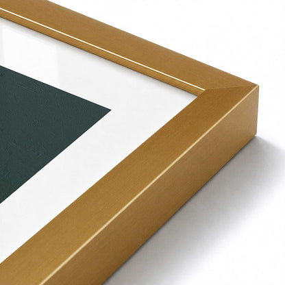 [Color:Polished Gold], Picture of art in a Polished Gold frame at an angle