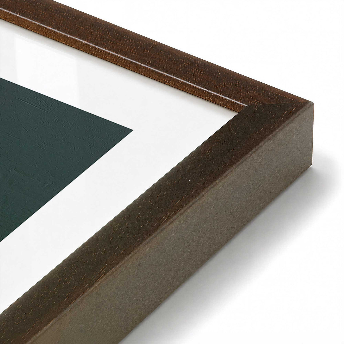 [Color:Belvinder Brown], Picture of art in a Belvinder Brown frame at an angle