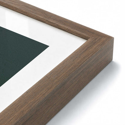 [Color:Walnut], Picture of art in a Walnut frame at an angle