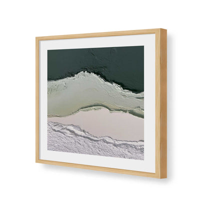 [Color:American Maple], Picture of art in a American Maple frame of the corner
