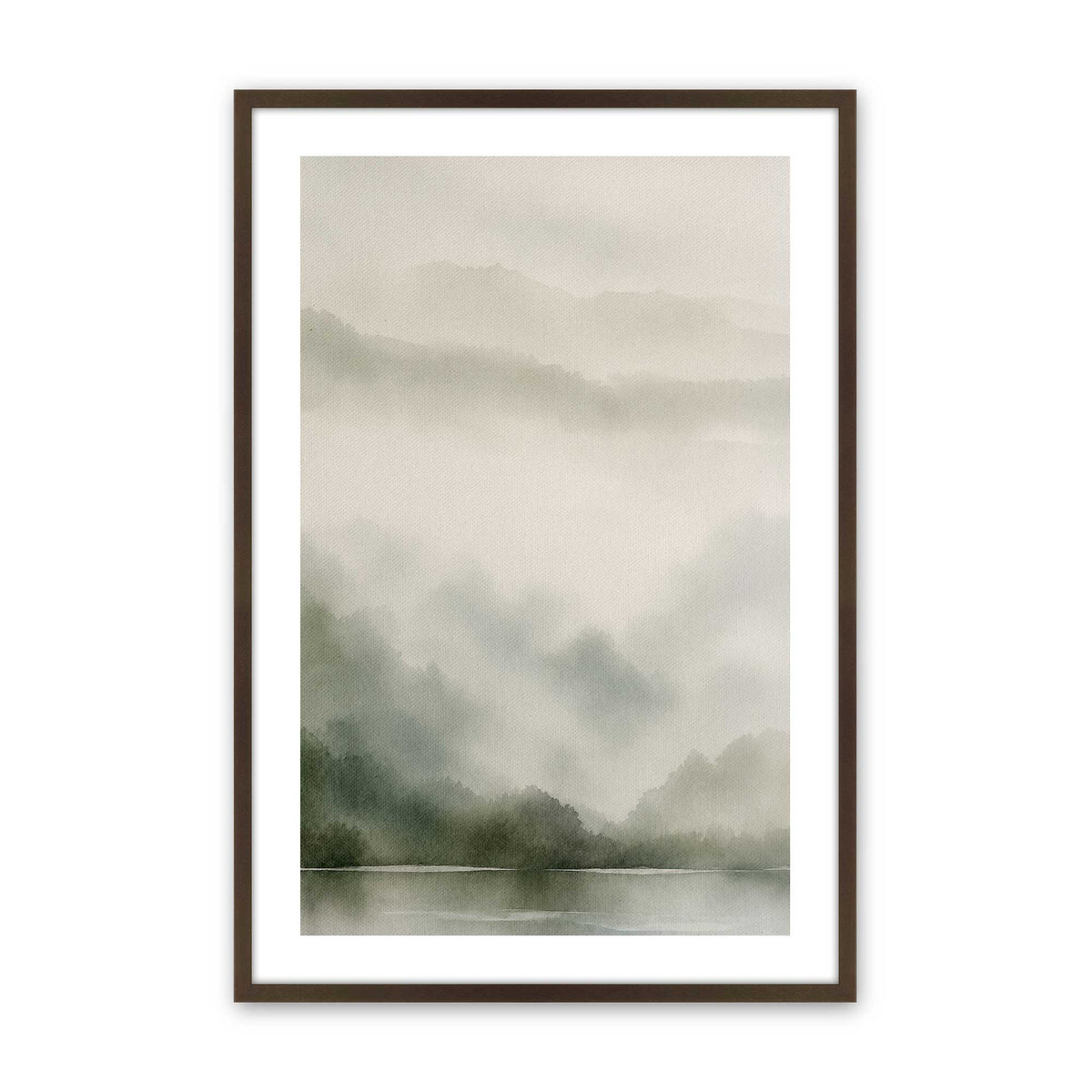 [Color:Belvinder Brown], Picture of art in a Belvinder Brown frame
