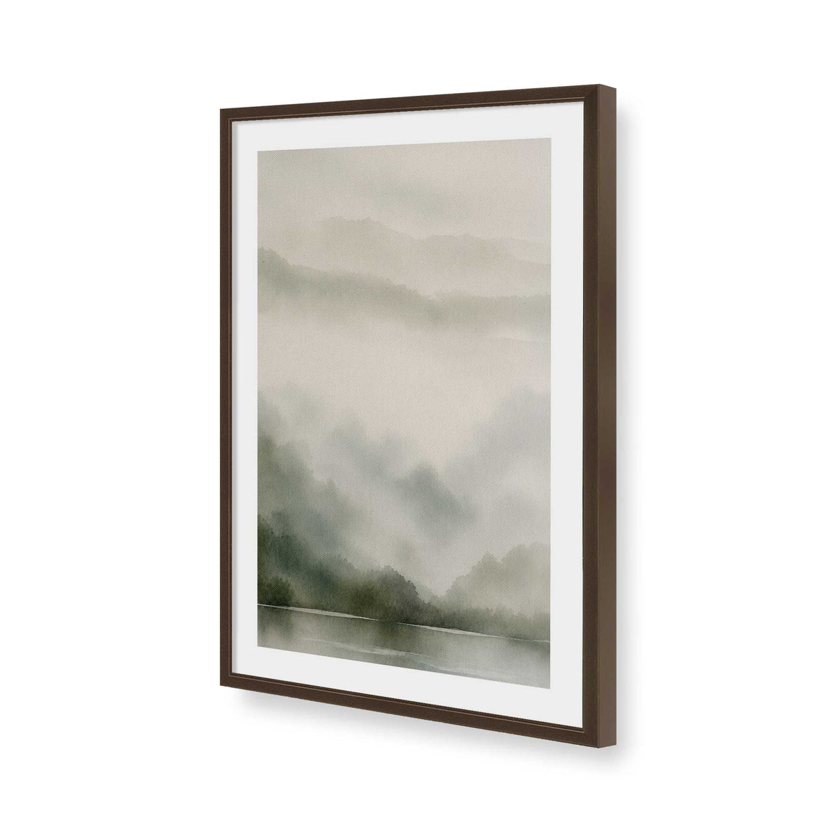 [Color:Belvinder Brown], Picture of art in a Belvinder Brown frame of the corner