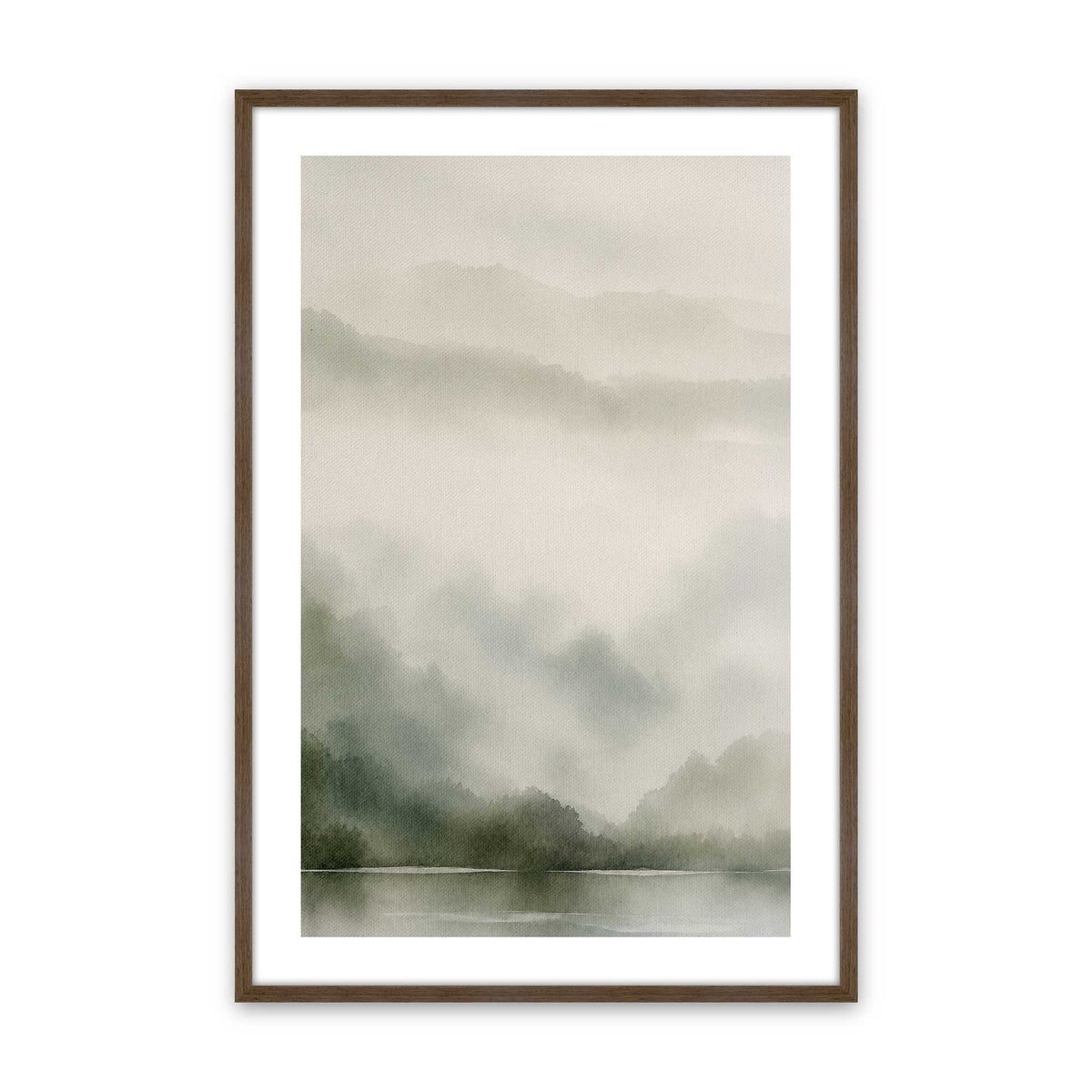 [Color:Walnut], Picture of art in a Walnut frame