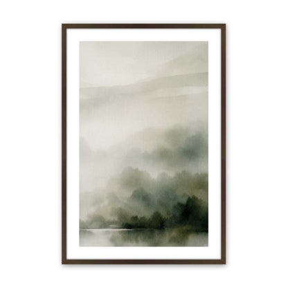[Color:Brown], Picture of art in a Brown frame