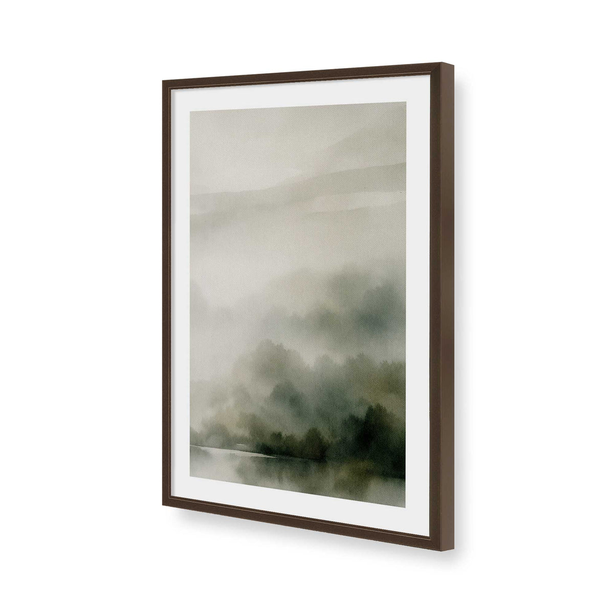[Color:Belvinder Brown], Picture of art in a Belvinder Brown frame of the corner