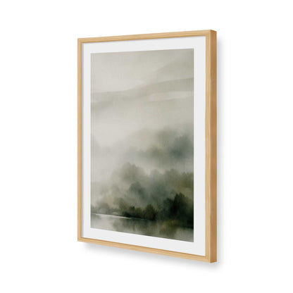 [Color:American Maple], Picture of art in a American Maple frame of the corner