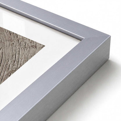 [Color:Polished Chrome], Picture of art in a Polished Chrome frame at an angle