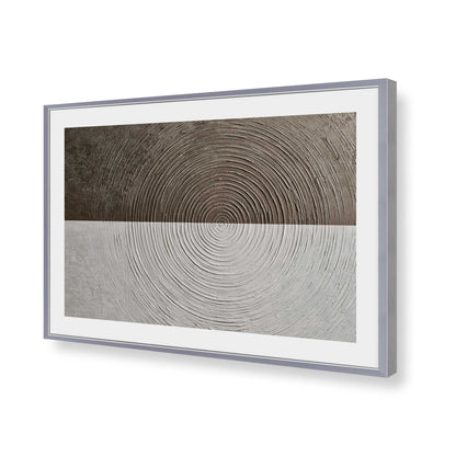 [Color:Polished Chrome], Picture of art in a Polished Chrome frame of the corner