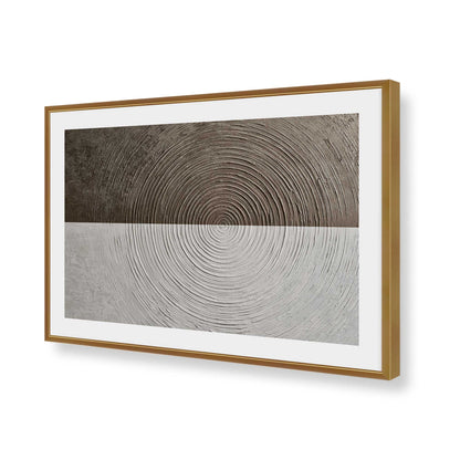 [Color:Polished Gold], Picture of art in a Polished Chrome frame of the corner