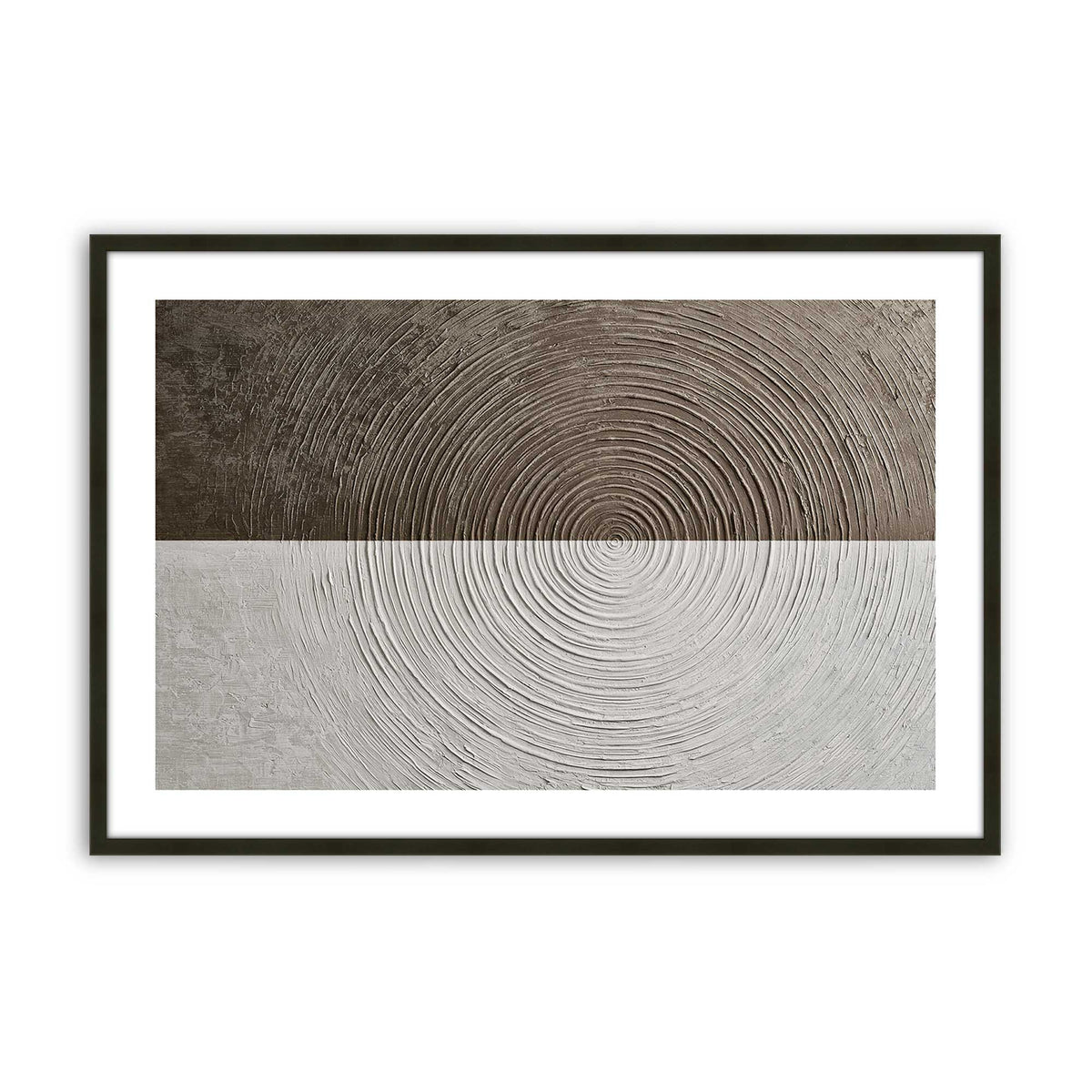 [Color:Satin Black], Picture of art in a Polished Chrome frame