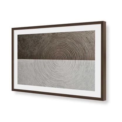 [Color:Belvinder Brown], Picture of art in a Polished Chrome frame of the corner