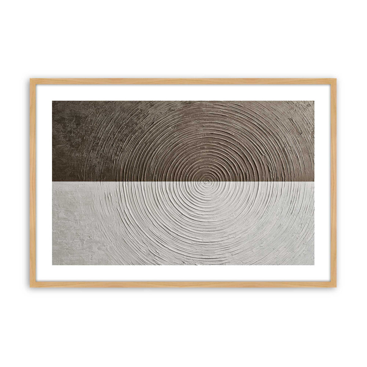 [Color:American Maple], Picture of art in a Polished Chrome frame