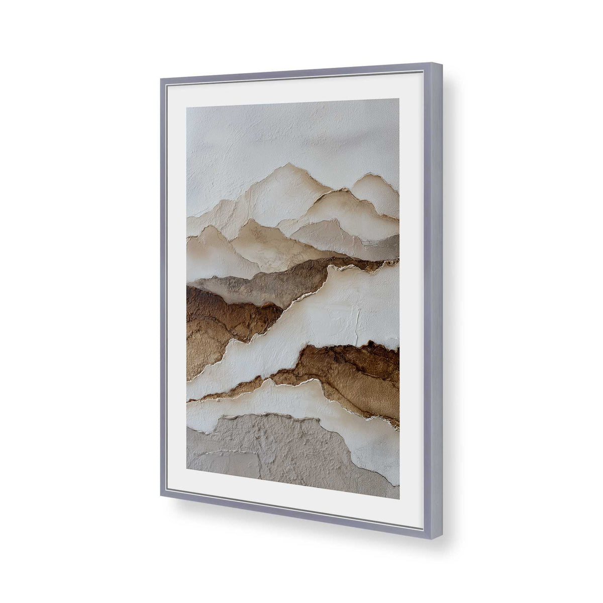 [Color:Polished Chrome], Picture of art in a Polished Chrome frame of the corner