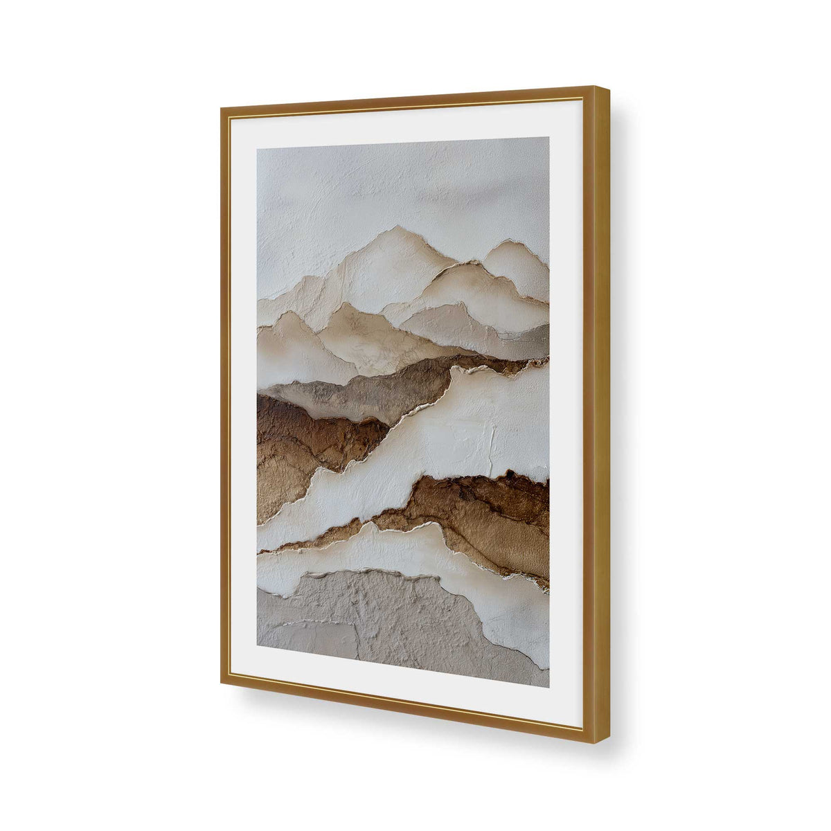 [Color:Polished Gold], Picture of art in a Polished Gold frame of the corner