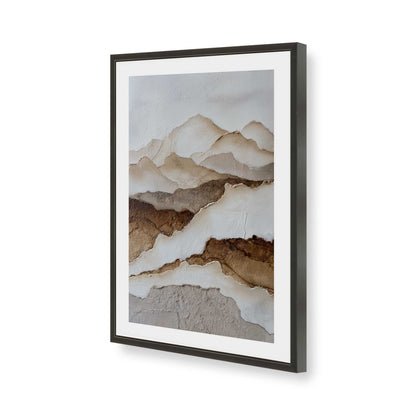 [Color:Satin Black], Picture of art in a Satin Black frame of the corner