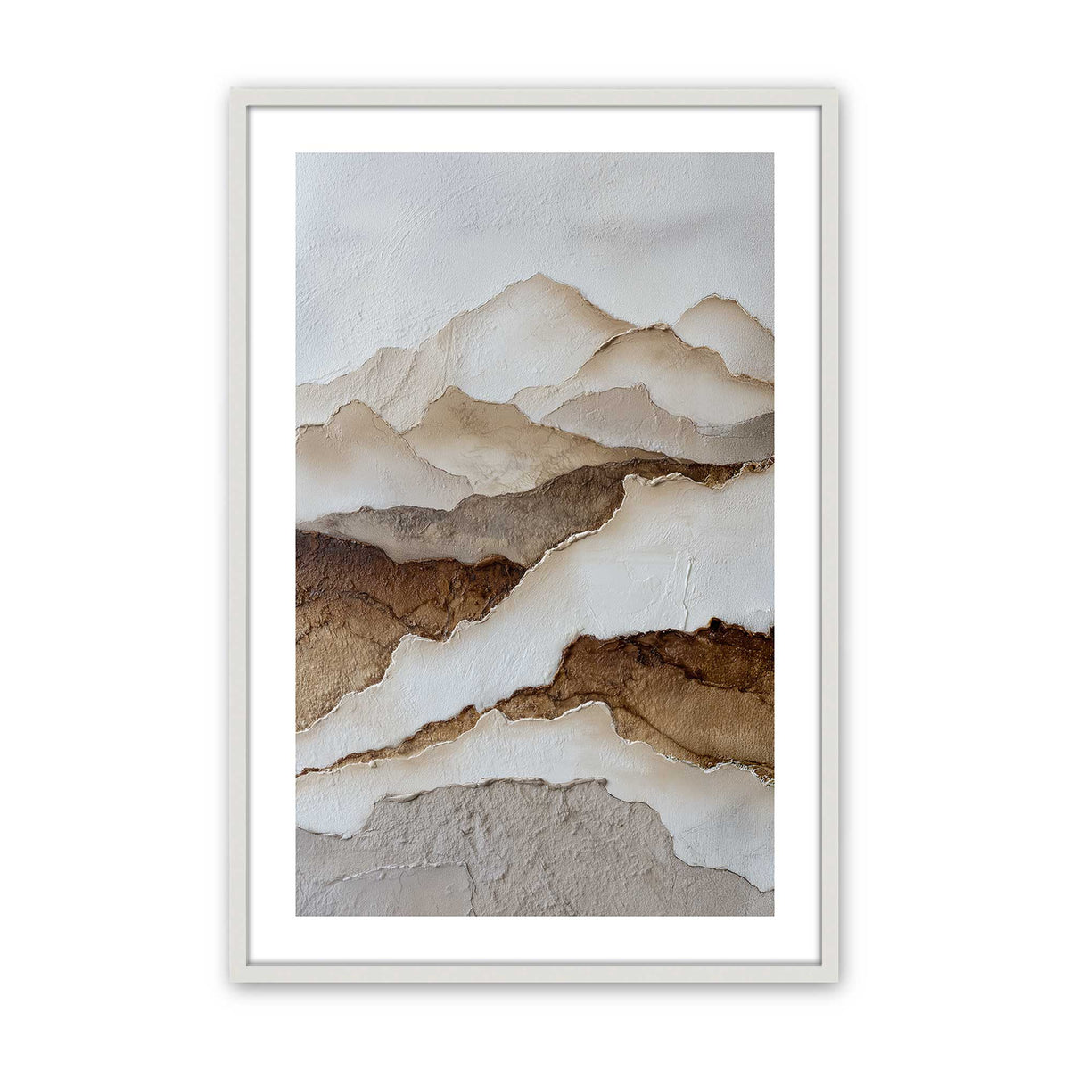 [Color:Opaque White], Picture of art in a Opaque White frame