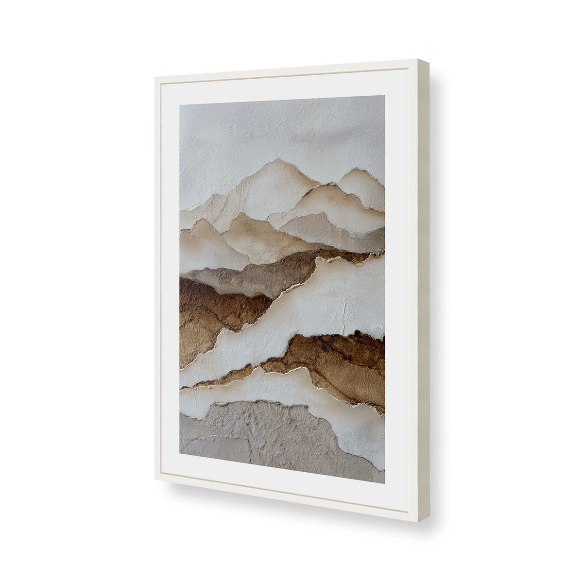 [Color:Opaque White], Picture of art in a Opaque White frame of the corner
