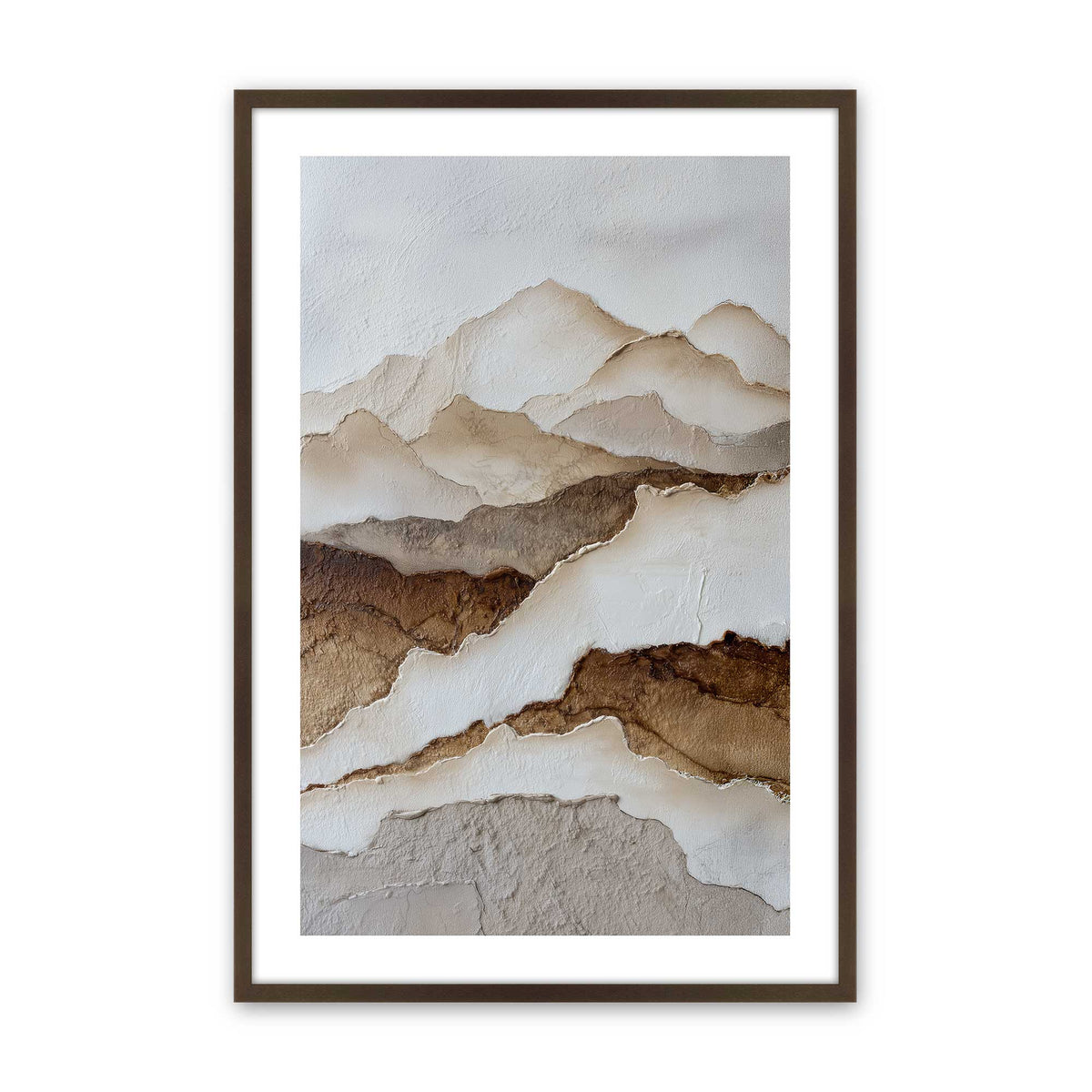 [Color:Brown], Picture of art in a Brown frame
