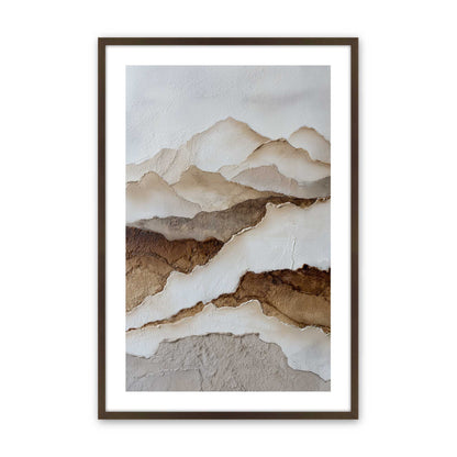 [Color:Brown], Picture of art in a Brown frame