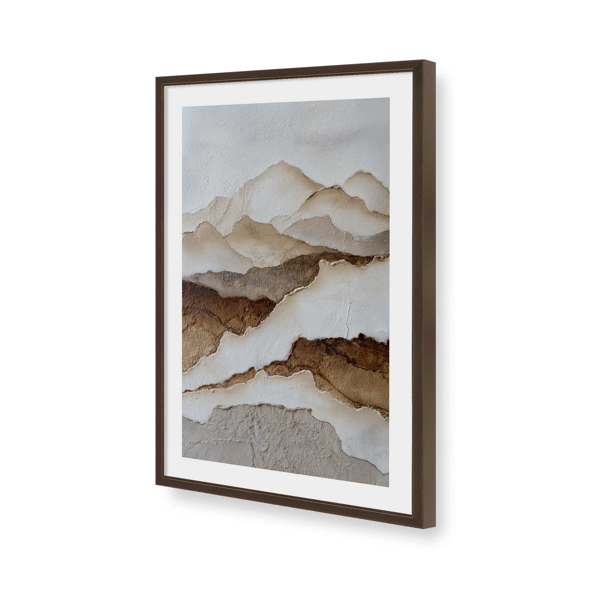 [Color:Belvinder Brown], Picture of art in a Belvinder Brown frame of the corner