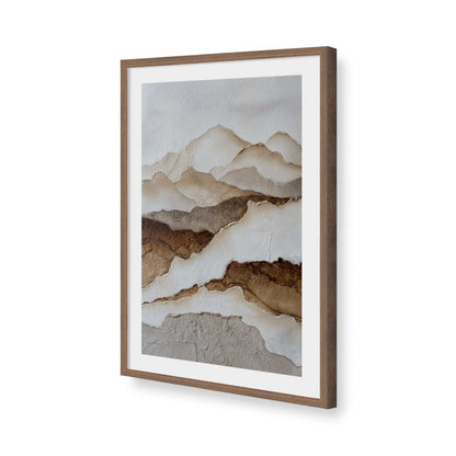 [Color:Walnut], Picture of art in a Walnut frame of the corner