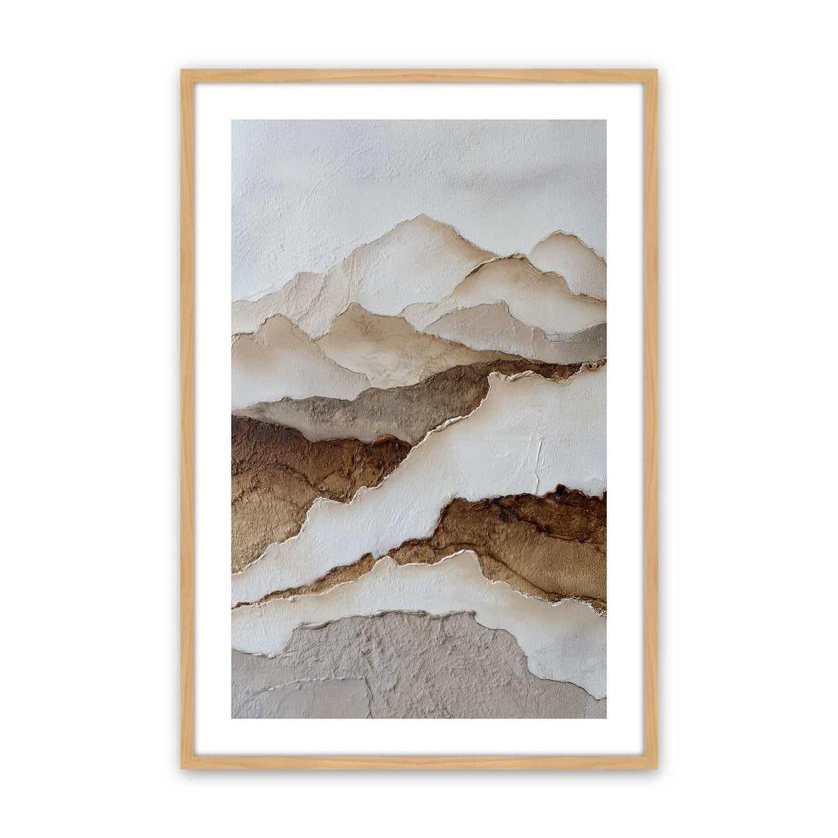 [Color:American Maple], Picture of art in a American Maple frame