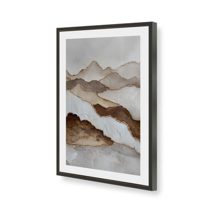 [Color:Satin Black], Picture of art in a Satin Black frame of the corner