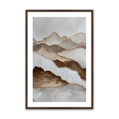 [Color:Brown], Picture of art in a Brown frame