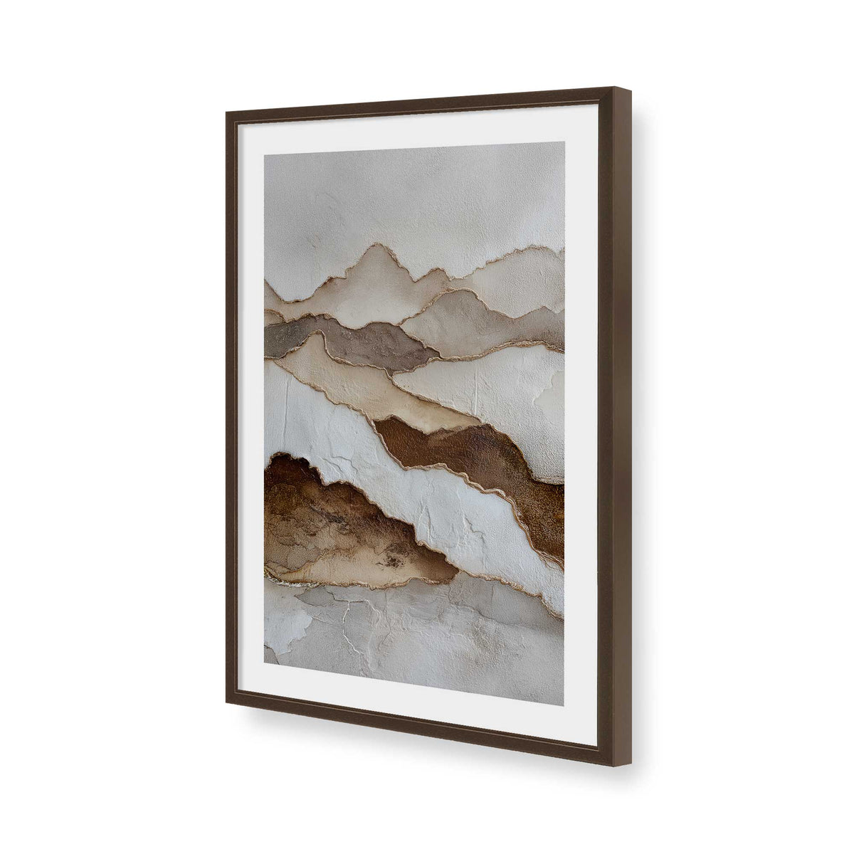 [Color:Belvinder Brown], Picture of art in a Belvinder Brown frame of the corner