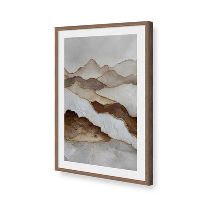 [Color:Walnut], Picture of art in a Walnut frame of the corner