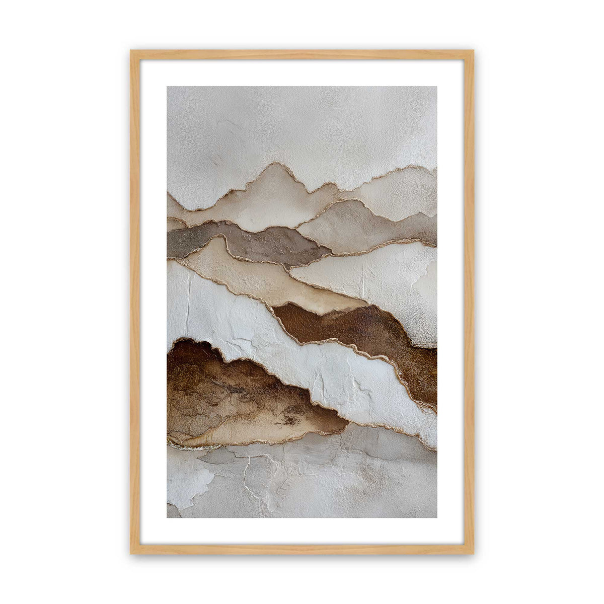 [Color:American Maple], Picture of art in a American Maple frame