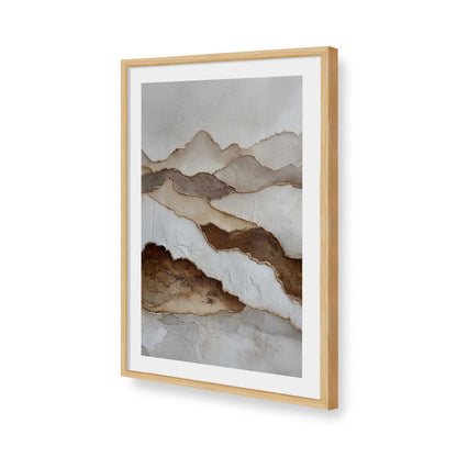 [Color:American Maple], Picture of art in a American Maple frame of the corner