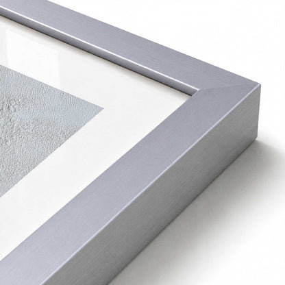 [Color:Polished Chrome], Picture of art in a Polished Chrome frame at an angle