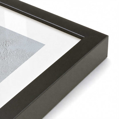 [Color:Satin Black], Picture of art in a Satin Black frame at an angle