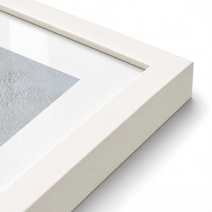 [Color:Opaque White], Picture of art in a Opaque White frame at an angle