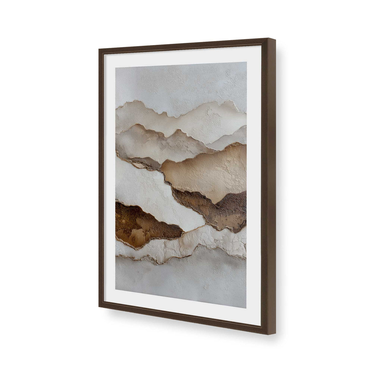 [Color:Belvinder Brown], Picture of art in a Belvinder Brown frame of the corner