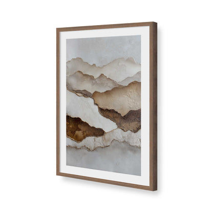[Color:Walnut], Picture of art in a Walnut frame of the corner