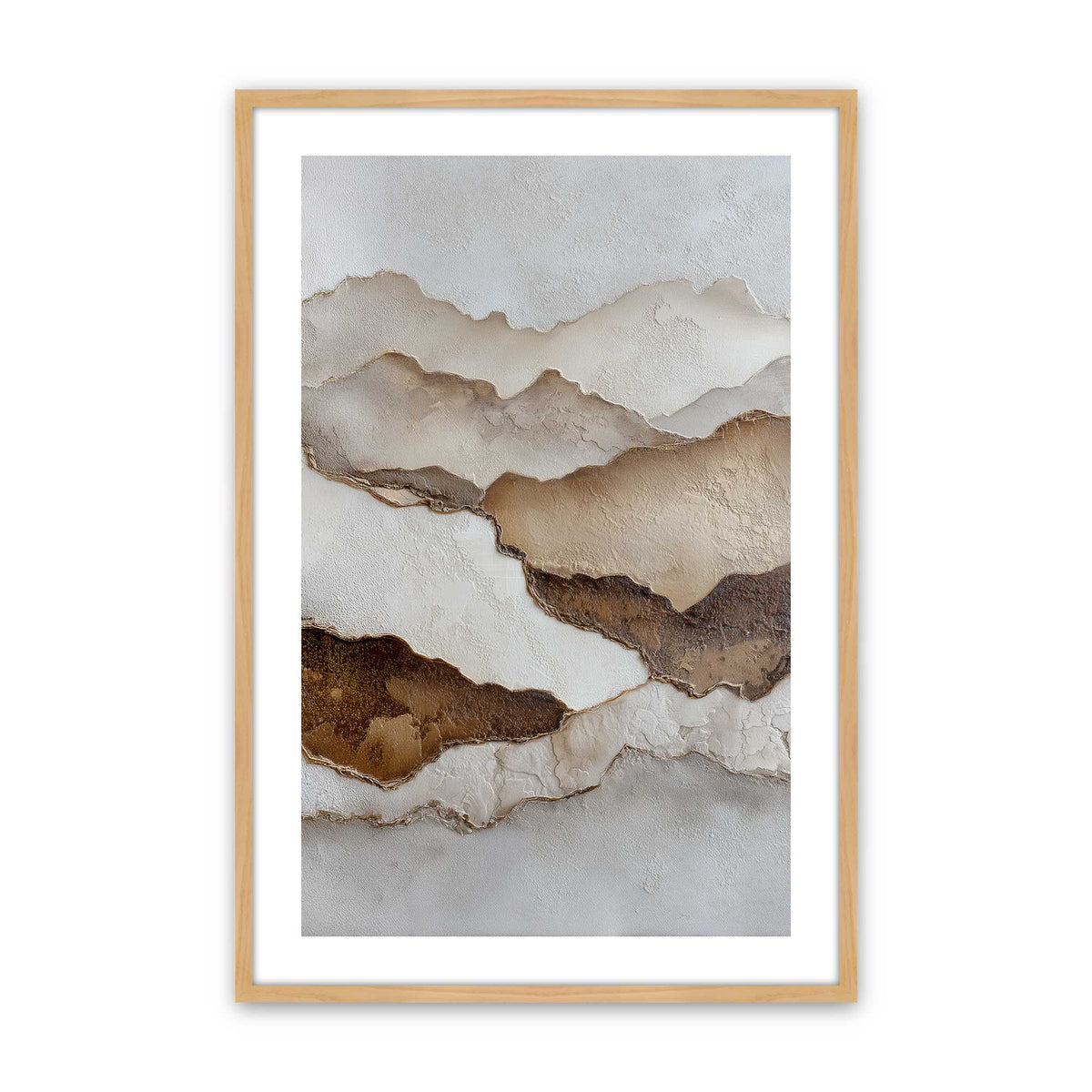 [Color:American Maple], Picture of art in a American Maple frame