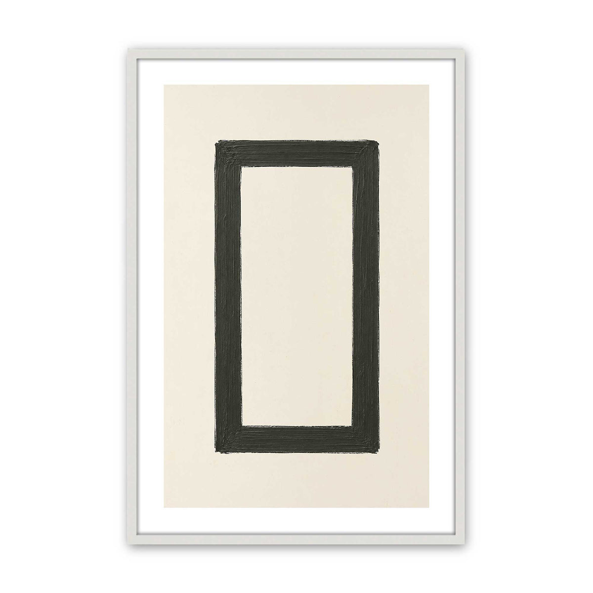 [Color:Opaque White], Picture of art in a Opaque White frame