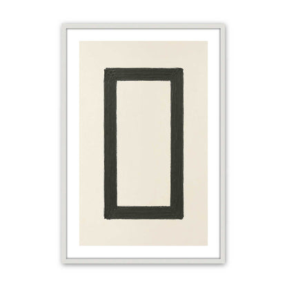 [Color:Opaque White], Picture of art in a Opaque White frame